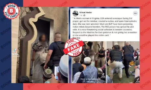 Video Of Woman Disrupting Eid Prayers In US Shared With False Claim