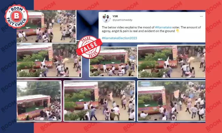 Video From Telangana Peddled As Public Anger Against BJP In Karnataka