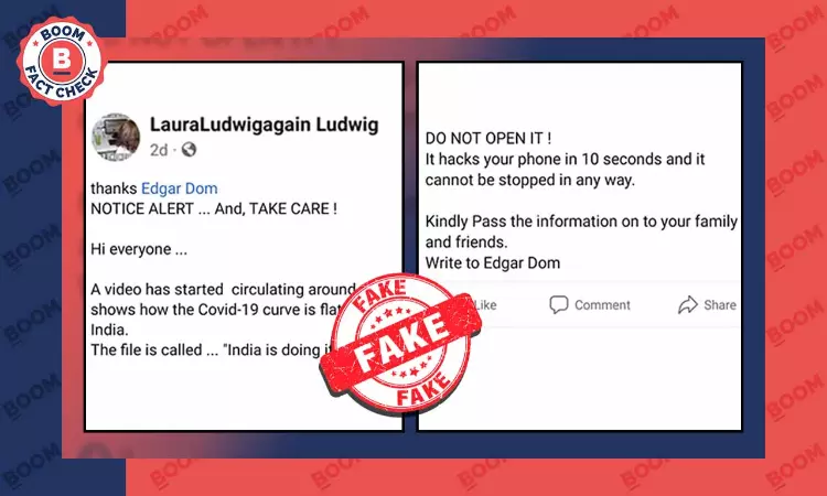 Hoax Message Claims Video Titled ‘India Is Doing It’ Will Hack Your Phone