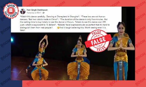 Video Of Dancers Falsely Viral As Performance Of Chinese Robots