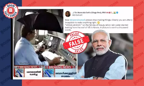Screenshot From Old Video Peddled As Leak In Keralas Vande Bharat Express