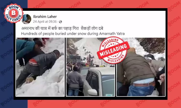 Videos From Sikkim Shared As Avalanche Hit On Amarnath Yatra in J&K