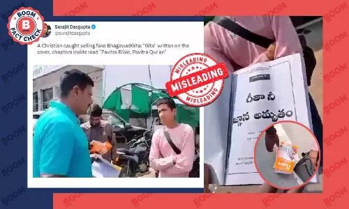 Video Of Man Selling Book By Godman Rampal Viral With Communal Claim