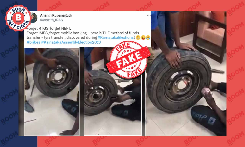 Karnataka Polls: 2019 Video Of Cash Recovery From Tyre Shared As Recent