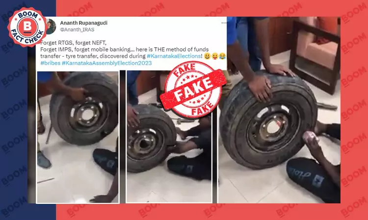 Karnataka Polls: 2019 Video Of Cash Recovery From Tyre Shared As Recent