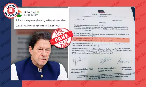 Fake Document Detailing Terms of Imran Khan’s Arrest Goes Viral