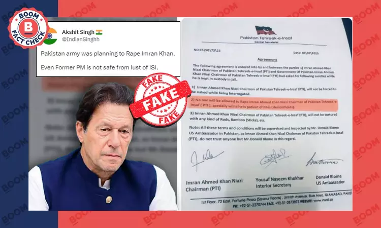 Fake Document Detailing Terms of Imran Khan’s Arrest Goes Viral