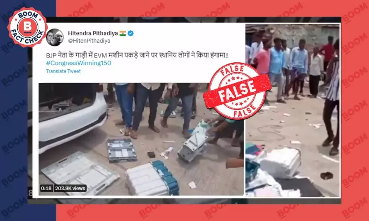 Video Of Attack On Karnataka EC Vehicle Viral With False Claims