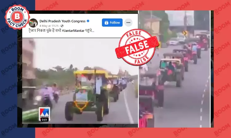 Video Of Tractor Rally In Kerala Shared As Support Of Wrestlers Protest