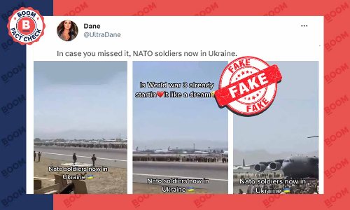 Old Video From Afghanistan Falsely Shared As NATO Troops in Ukraine Old Video From Afghanistan Falsely Shared As NATO Troops in Ukraine