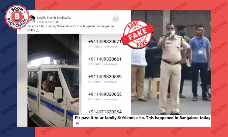Old Mumbai Police Awareness Campaign Revived As Bengaluru With False Claim