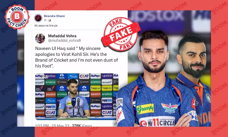 No, Naveen Ul Haq Did Not Apologise to Virat Kohli Post On-field Spat