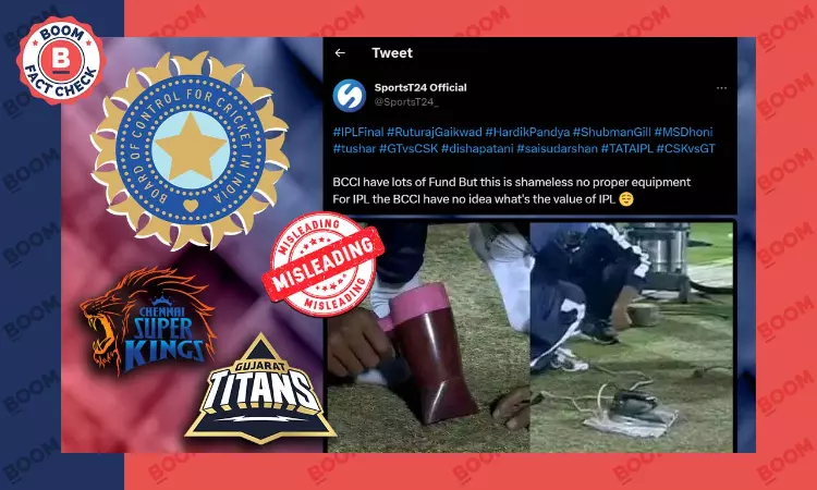 Photos Of Hair Dryer, Electric Iron Not From IPL 2023 Final