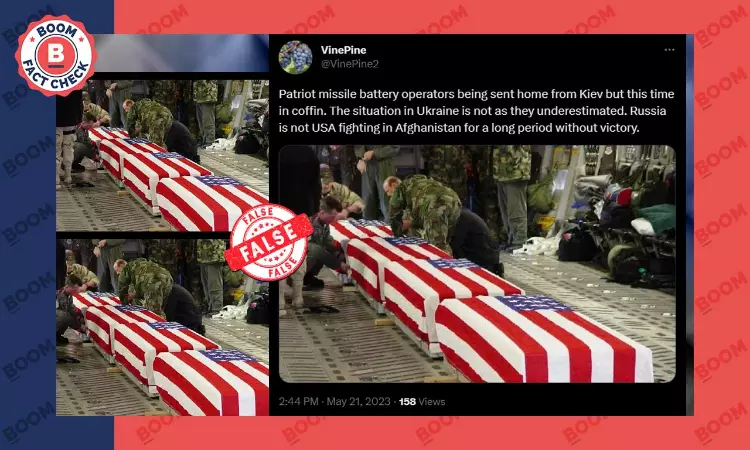 This Picture Does Not Show Coffins Of US Troops In Russia-Ukraine War
