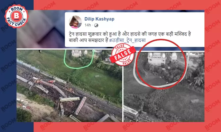 Odisha Train Crash: Photo Of ISKCON Temple Viral As Mosque Next To Tracks