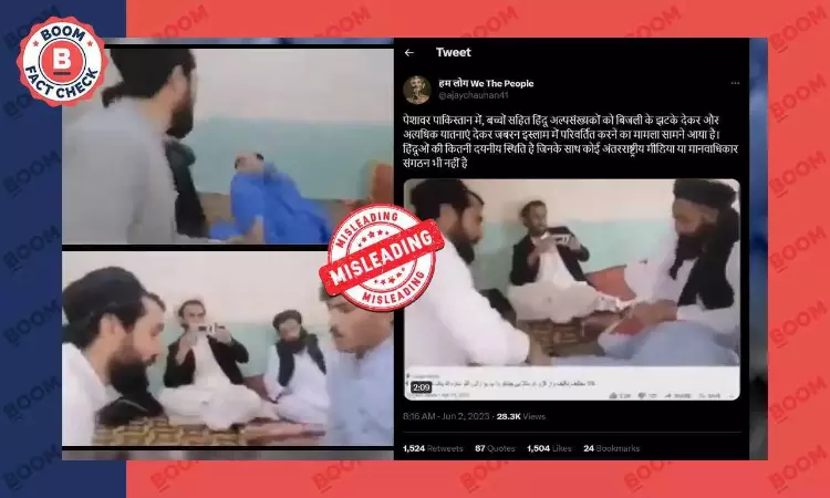 Video Of Exorcism By Fake Faith Healer Shared As Forced Conversion Of Hindus In Pakistan