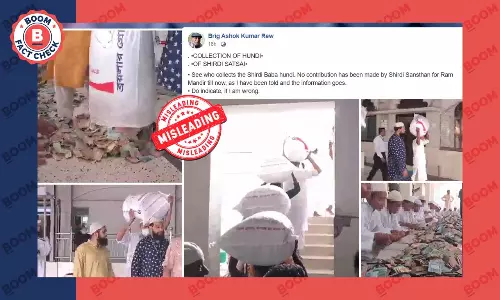Video Of Bangladesh Mosque Peddled As Donation Received In Shirdi Sai Temple