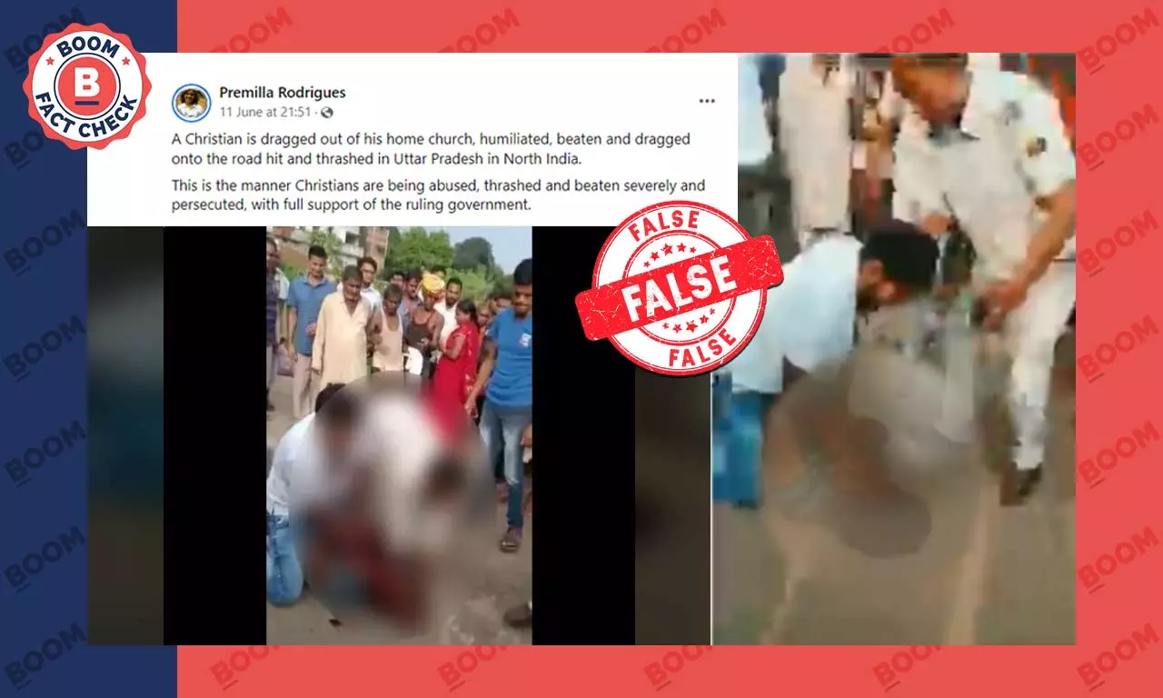 Violent Video From Bihar Shared With False Claim Of Attack On Pastor In UP