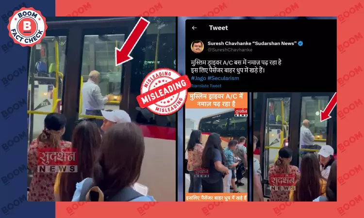 Video Of Driver Offering Namaz In Dubai Bus Viral With Misleading Claim