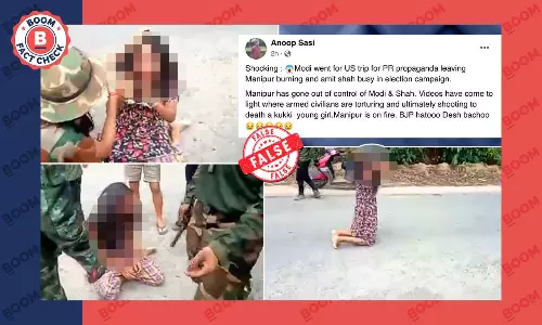 Disturbing Video From Myanmar Falsely Shared As Kuki Woman Killed In Manipur