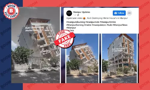 Video From Türkiye Peddled As Kukis Demolishing Meitei Houses In Manipur