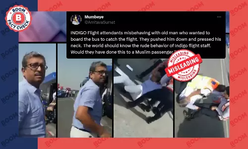 Old Video Of Scuffle Between IndiGo Employee And Passenger Shared As Recent