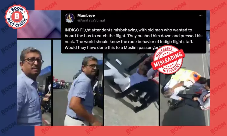 Old Video Of Scuffle Between IndiGo Employee And Passenger Shared As Recent