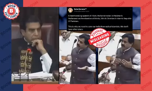 Video Of Pak Christian MP Speaking On Forced Conversions Viral With False Claims