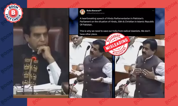 Video Of Pak Christian MP Speaking On Forced Conversions Viral With False Claims