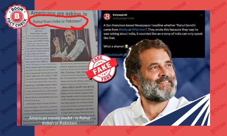 Digitally Translated Hindi Article Criticising Rahul Gandhi Shared With False Captions
