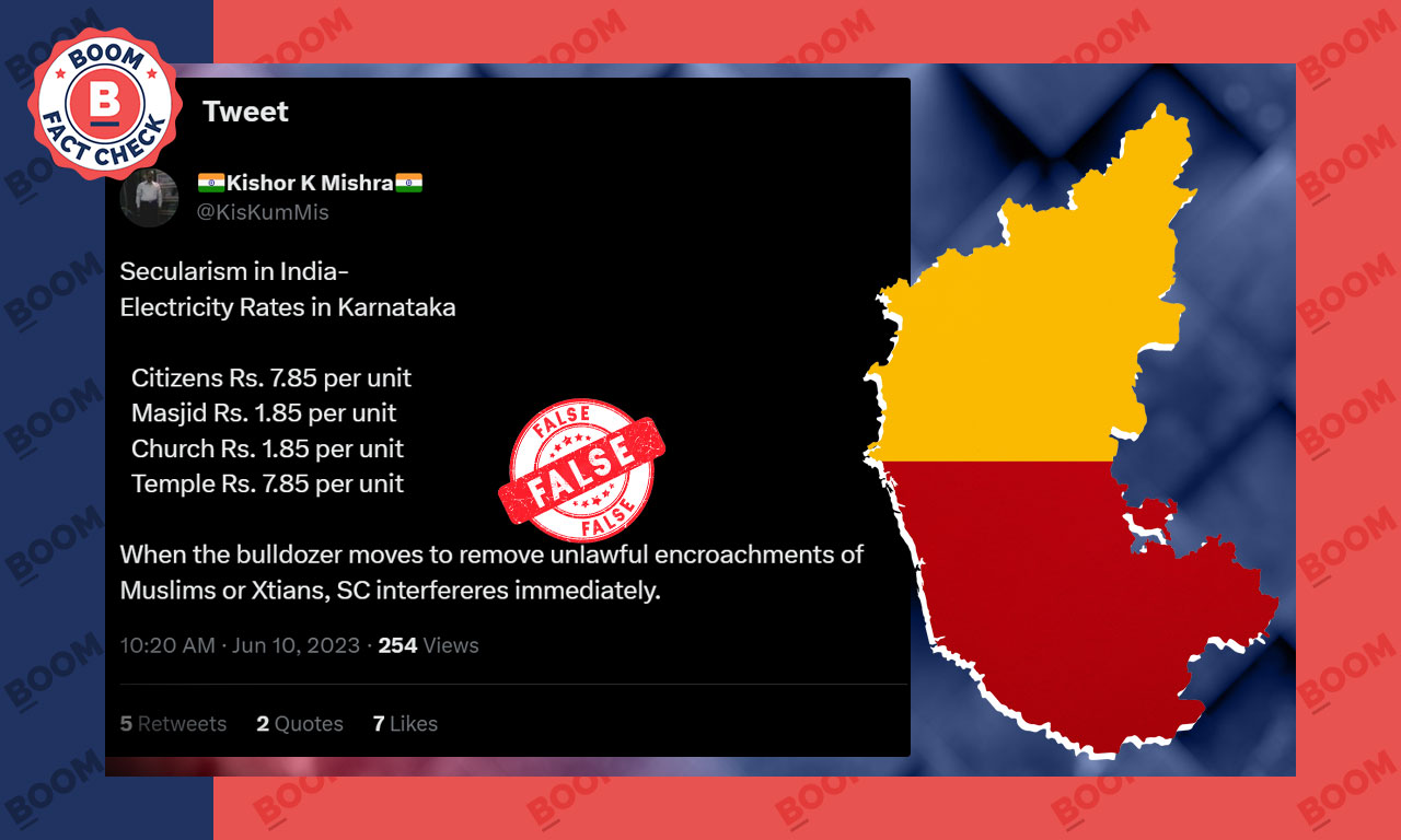 Are Temples Paying More For Electricity Than Churches, Mosques In Karnataka? A FactCheck