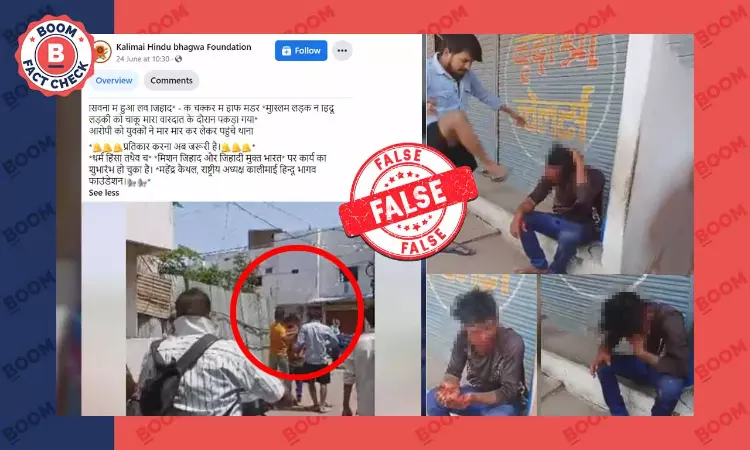 Video Of Man Beaten For Stabbing A Woman Peddled With Communal Spin