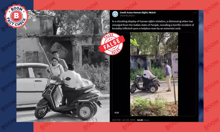 Video Of Family Dispute In UP Shared As Extremist Mob Attack In Punjab