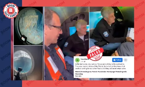 Old Video Peddled As Final Moments Of Passengers On OceanGate Titan