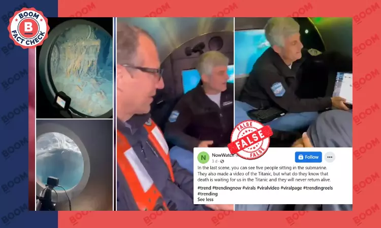 Old Video Peddled As Final Moments Of Passengers On OceanGate Titan