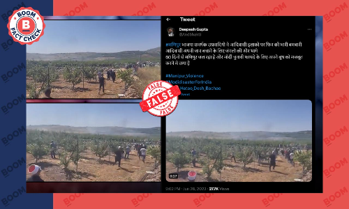 Video Of Protests In Israeli-occupied Syrian Golan Heights Peddled As Manipur