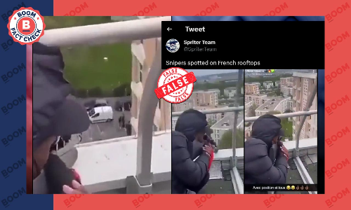 France Unrest: Viral Video Showing Sniper On Rooftop Is Old