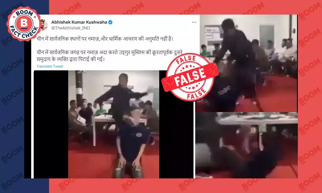 Old Video From Thailand Shared As Assault On Uyghur Muslim In China