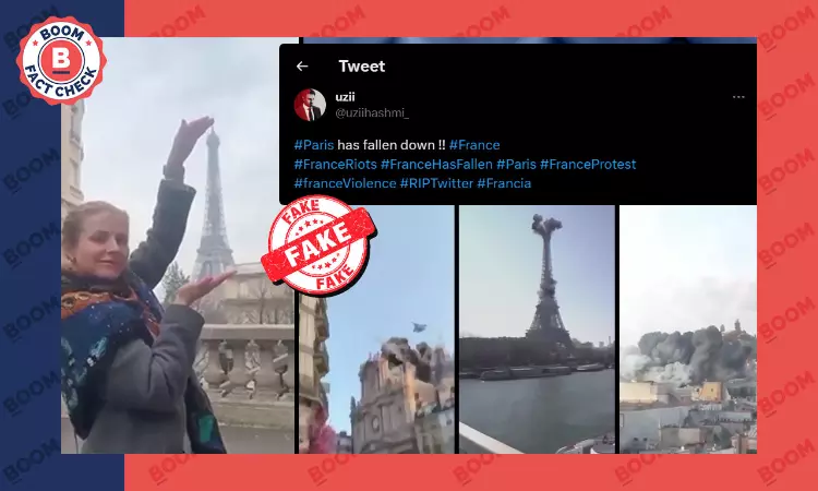 Amid Unrest In France, CGI Video of Jets Bombing Paris Viral As Real