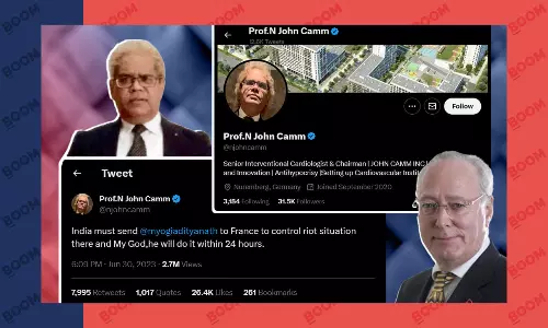 How Narendra Yadav Who Tweeted About Yogi Adityanath Became Prof. N John Camm