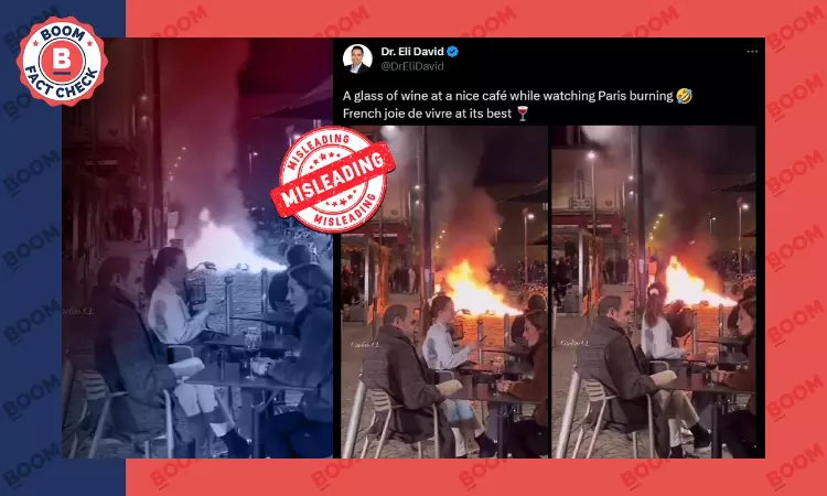 French Unrest: Video Of People Sipping Wine During Protest Is Old