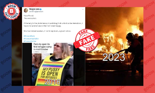 France Riots: Viral Photo Of Sign Welcoming Refugees Is Morphed, From Canada