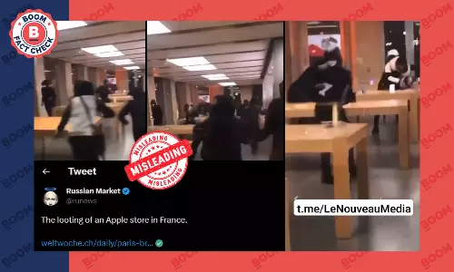 France Riots: 2018 Video Of Rioters Looting At Apple Store Revived