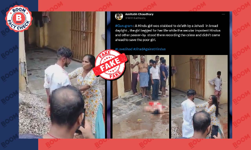 Video Of Teen Stabbed To Death In Gurugram Viral With Communal Spin