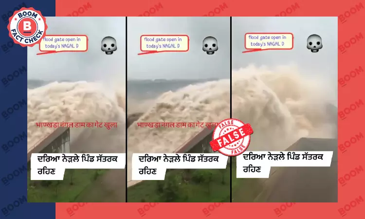 Video Of Massive Waterflow From Dam In China Revived As Himachal Pradesh