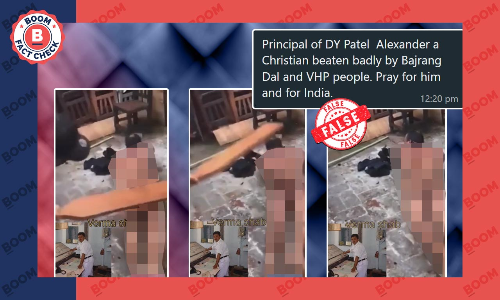 No, This Video Does Not Show DY Patil School Principal Being Assaulted