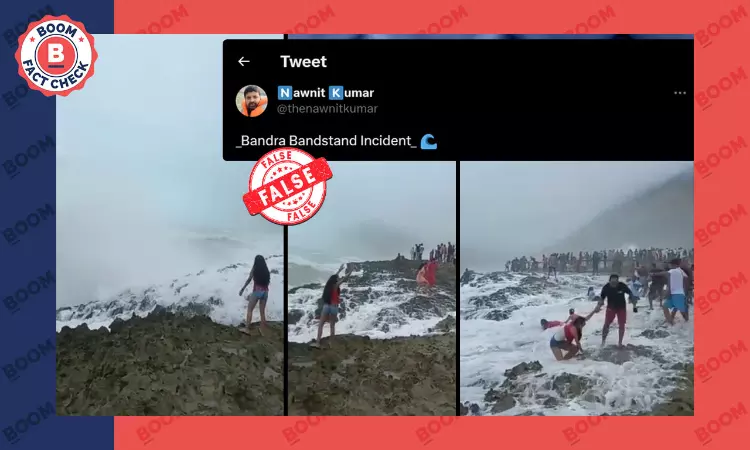 Old Video From Oman Shared As Women Drowning In Bandra