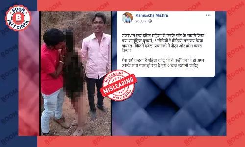 2019 Incident of Dalit Woman Gang Raped in Rajasthan Shared As Recent