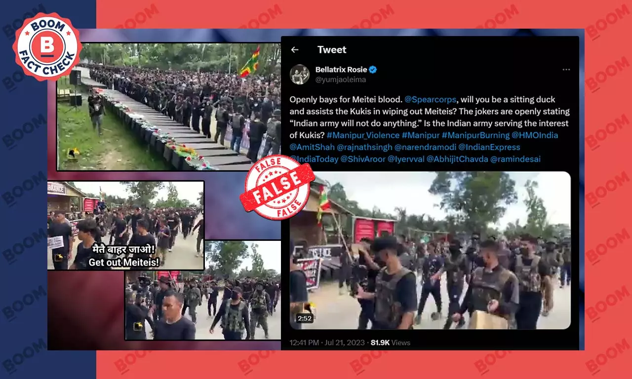 Manipur Violence: Video Of Kuki Memorial Service Peddled With Misleading Subtitles