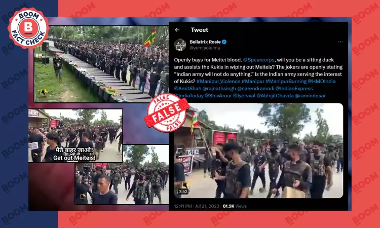 Manipur Violence: Video Of Kuki Memorial Service Peddled With Misleading Subtitles